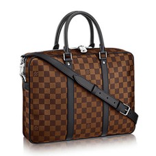 Louis Vuitton N41466 Porte-Documents Voyage PM Aktetas Damier Ebene Canvas