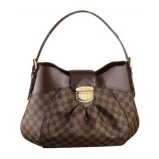 Louis Vuitton N41541 Sistina MM Hobo Bag Damier Ebene Canvas