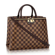 Louis Vuitton N41582 Brompton-draagtas Damier Ebene Canvas