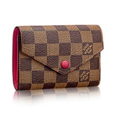 Louis Vuitton N41659 Victorine Portemonnee Damier Ebene Canvas