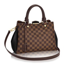 Louis Vuitton N41673 Bretagne Tote Bag Damier Ebene Canvas