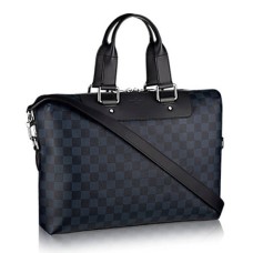 Louis Vuitton N42241 Porte-Documents Jour Aktetas Damier Cobalt Canvas