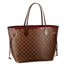 Louis Vuitton N51105 Neverfull MM Schoudertas Damier Ebene Canvas