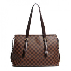 Louis Vuitton N51119 Chelsea Schoudertas Damier Ebene Canvas