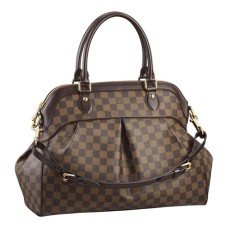 Louis Vuitton N51998 Trevi GM-draagtas Damier Ebene Canvas