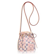 Louis Vuitton N60052 Nano Noe Schoudertas Damier Azur Canvas
