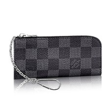 Louis Vuitton N61235 4 Sleutelhouder Damier Graphite Canvas