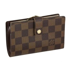 Louis Vuitton N61674 Franse Portemonnee Damier Ebene Canvas