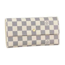 Louis Vuitton N61732 Porte Tresor International Portemonnee Damier Azur Canvas