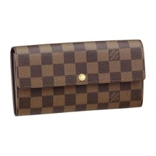 Louis Vuitton N61734 Sarah Portemonnee Damier Ebene Canvas