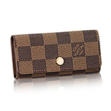 Louis Vuitton N62631 4 Sleutelhouder Damier Ebene Canvas
