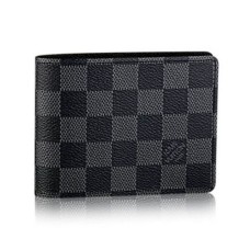 Louis Vuitton N62663 Meerdere Portemonnee Damier Graphite Canvas