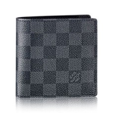 Louis Vuitton N62664 Marco Portemonnee Damier Graphite Canvas