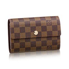 Louis Vuitton N63067 Alexandra Portemonnee Damier Ebene Canvas