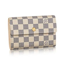 Louis Vuitton N63068 Alexandra Portemonnee Damier Azur Canvas