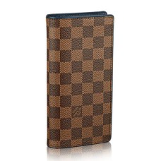 Louis Vuitton N63168 Brazza Portemonnee Damier Ebene Canvas