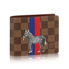 Louis Vuitton N63343 Meerdere Portemonnee Damier Ebene Canvas