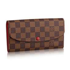 Louis Vuitton N63544 Emilie Portemonnee Damier Ebene Canvas