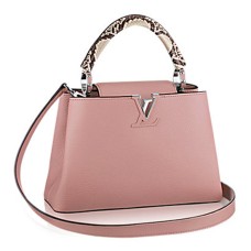 Louis Vuitton N92042 Capucines BB Tote tas Taurillon leer